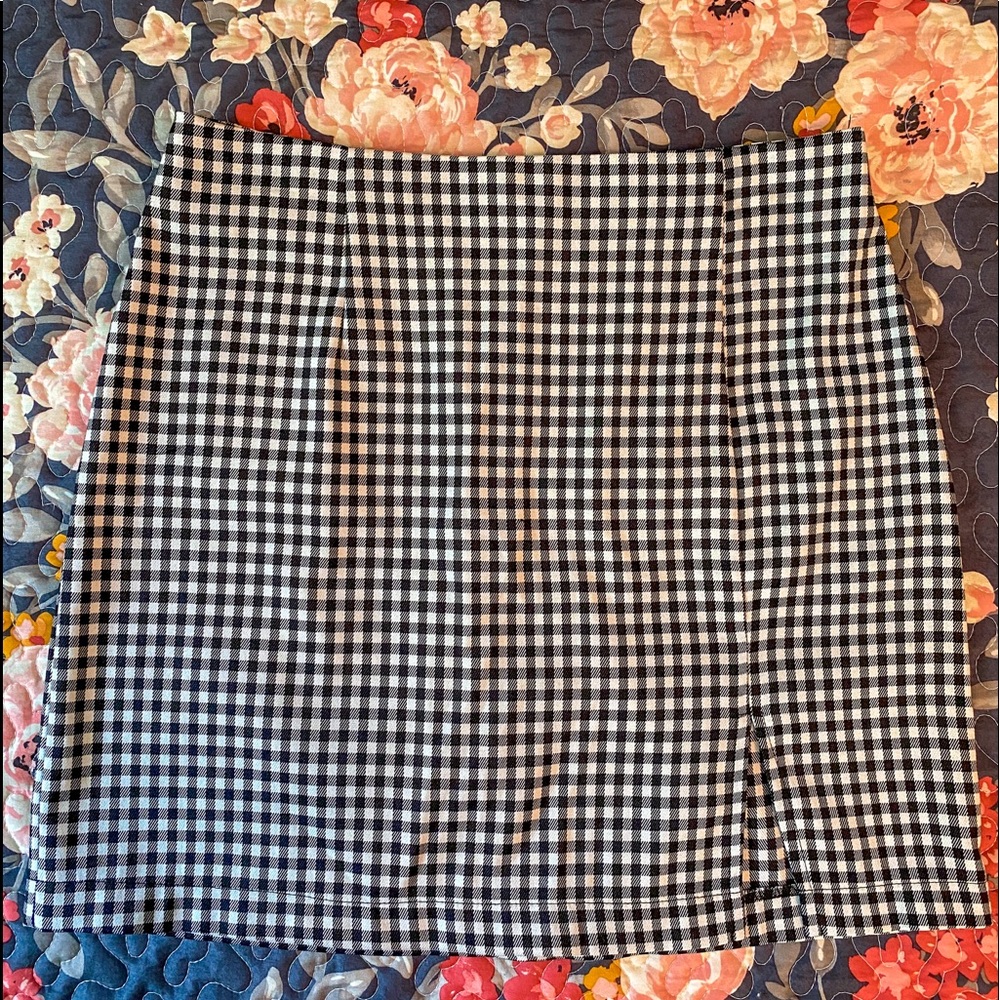 Wild Fable Checkered Skirt